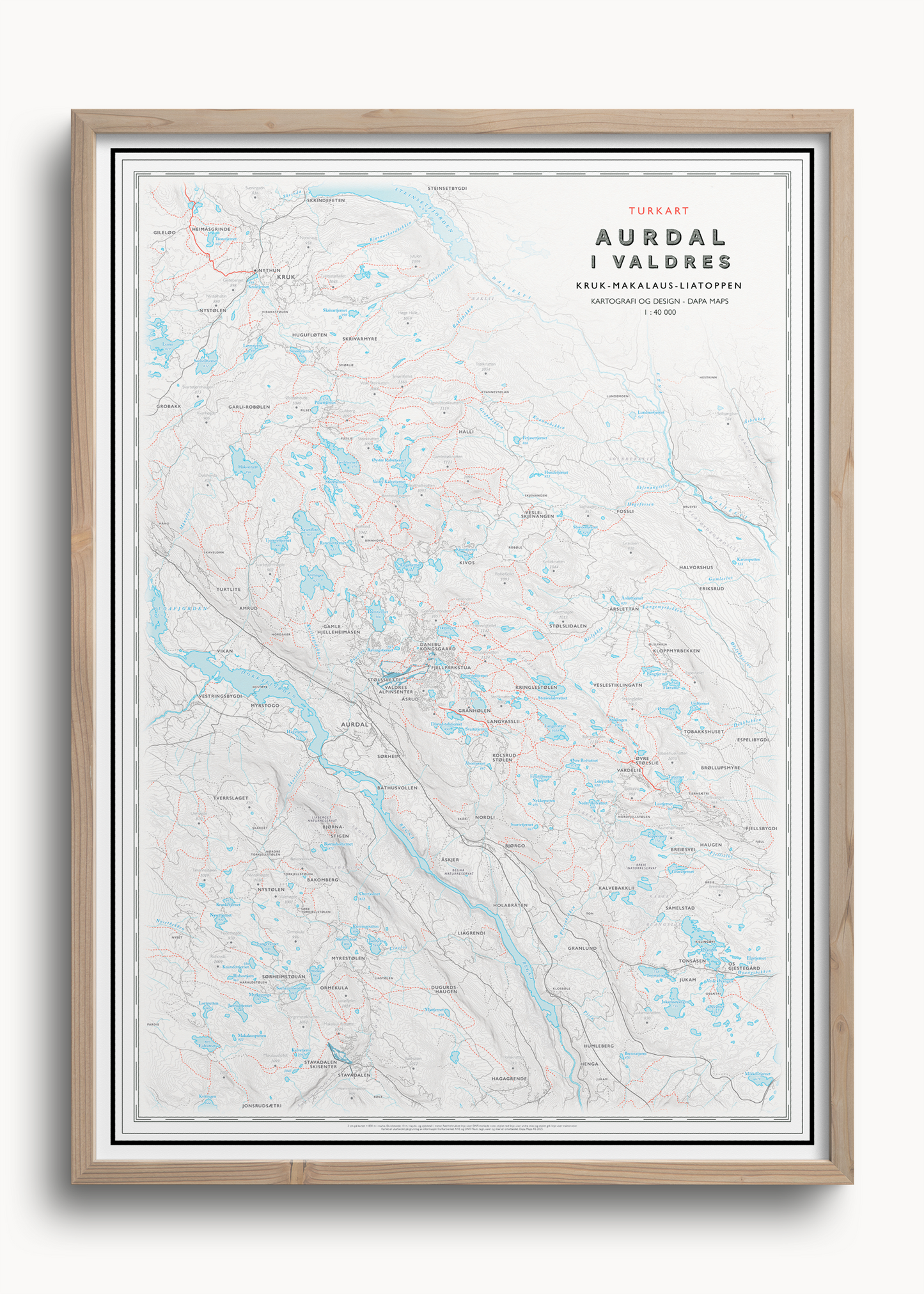 Turkart Aurdal i Valdres