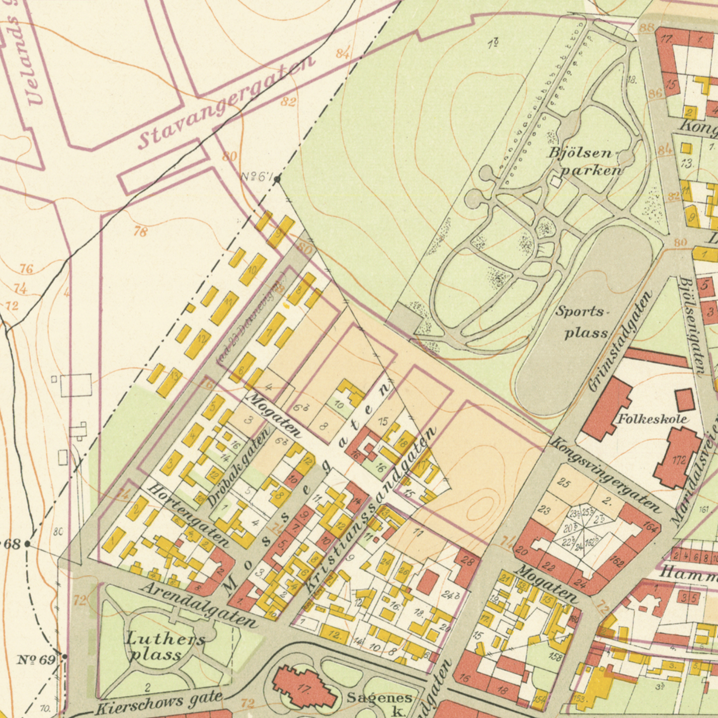 Bjølsen - Sagene 1921