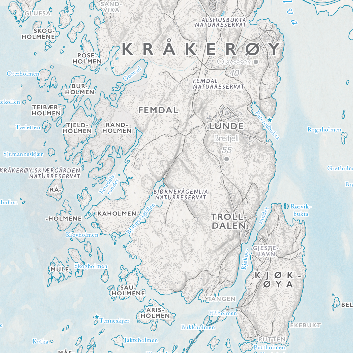 Skjærgårdskart Fredrikstad