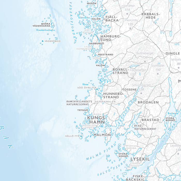 Skjærgårdskart Bohuslän