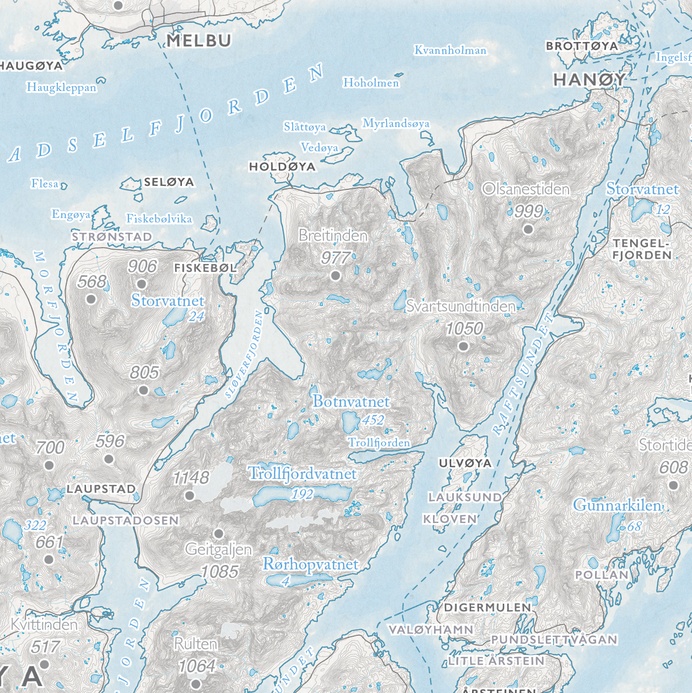 Kystkart Lofoten