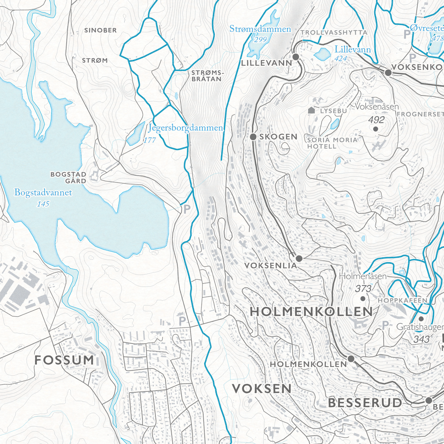 Skikart Oslo Nordmarka Sør