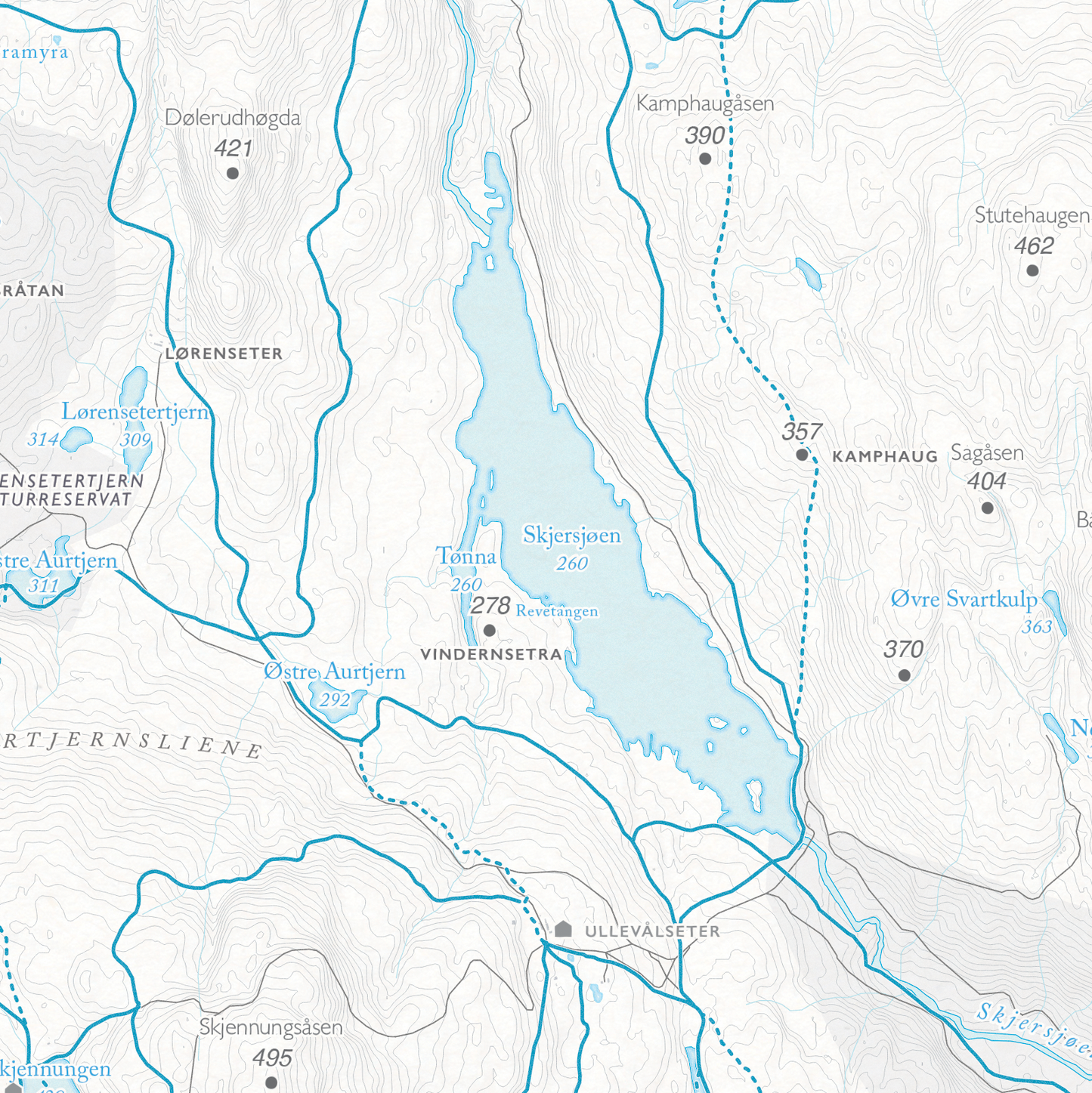 Skikart Oslo Nordmarka Sør