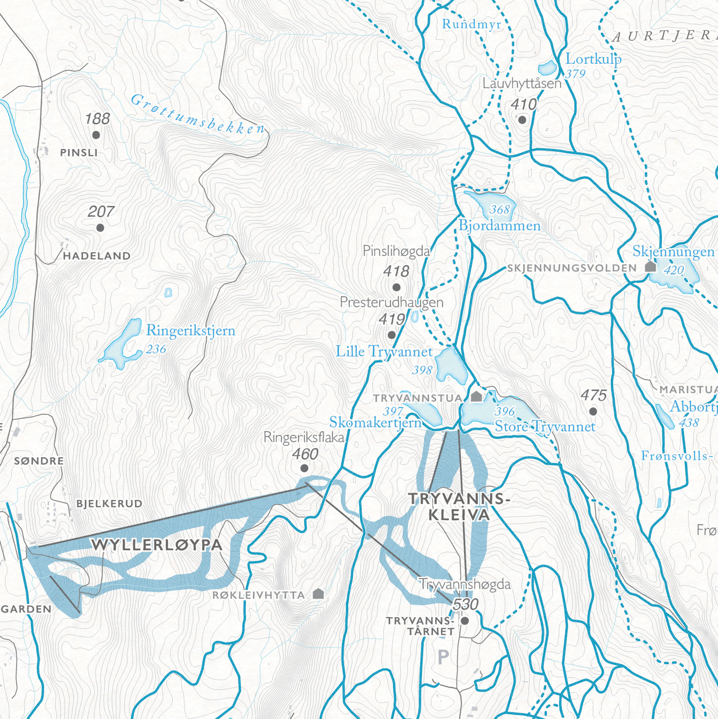 Skikart Oslo Nordmarka Sør