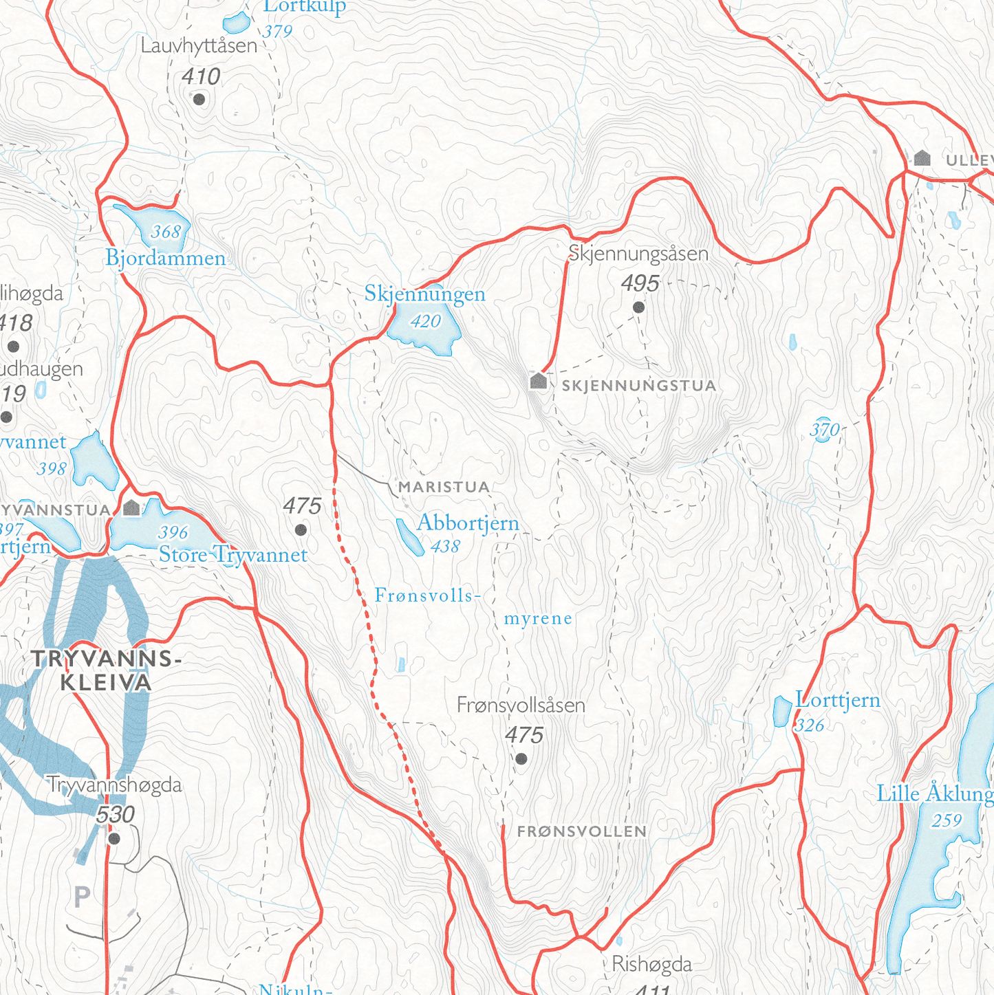 Sykkelkart Oslo Nordmarka Sør