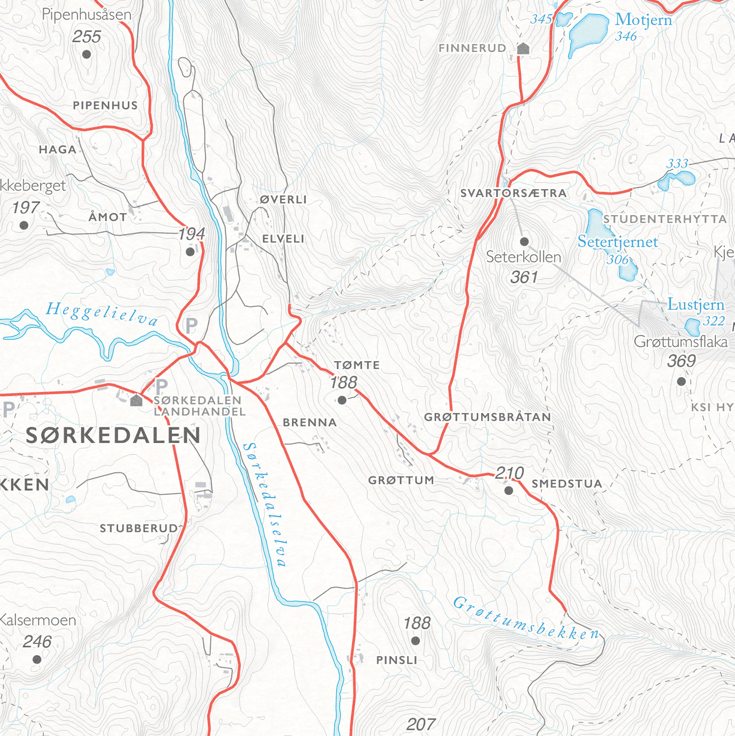 Sykkelkart Oslo Nordmarka Sør