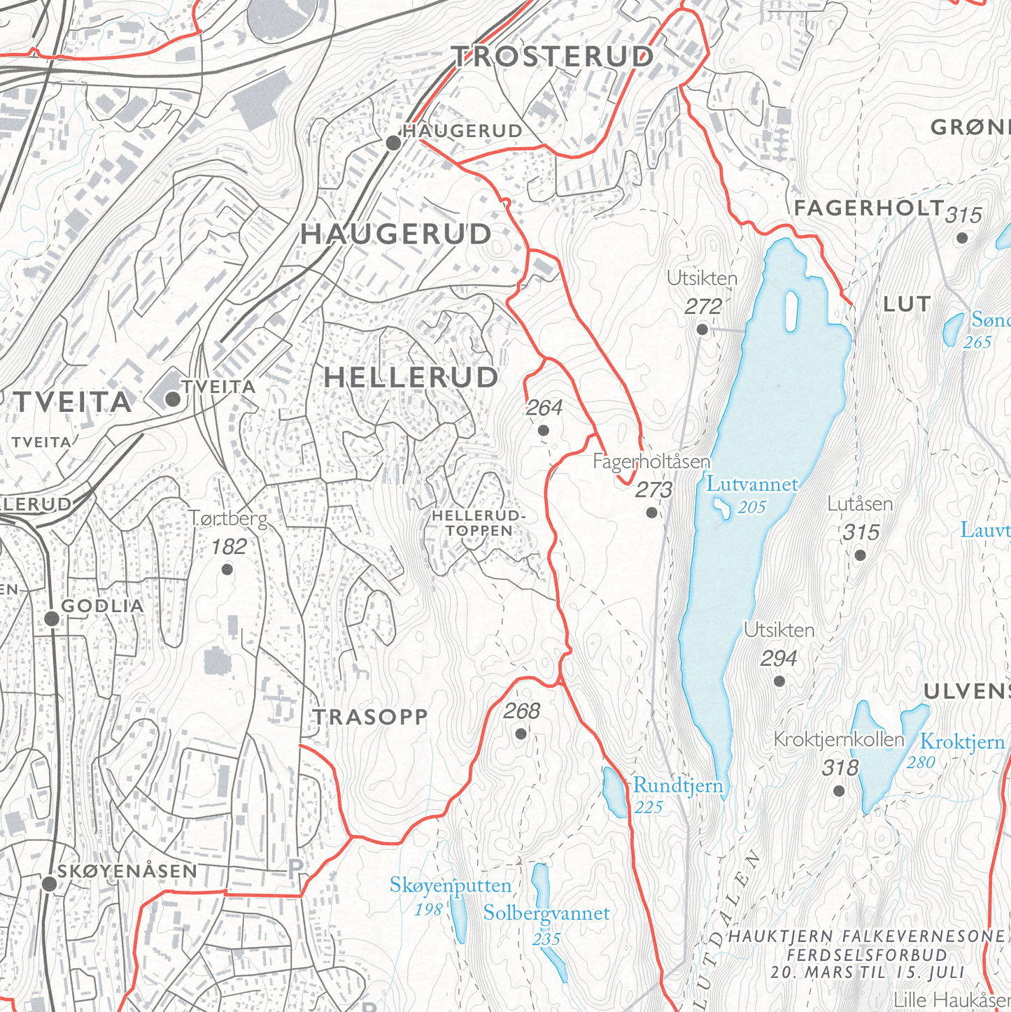 Sykkelkart Oslo Østmarka Nord