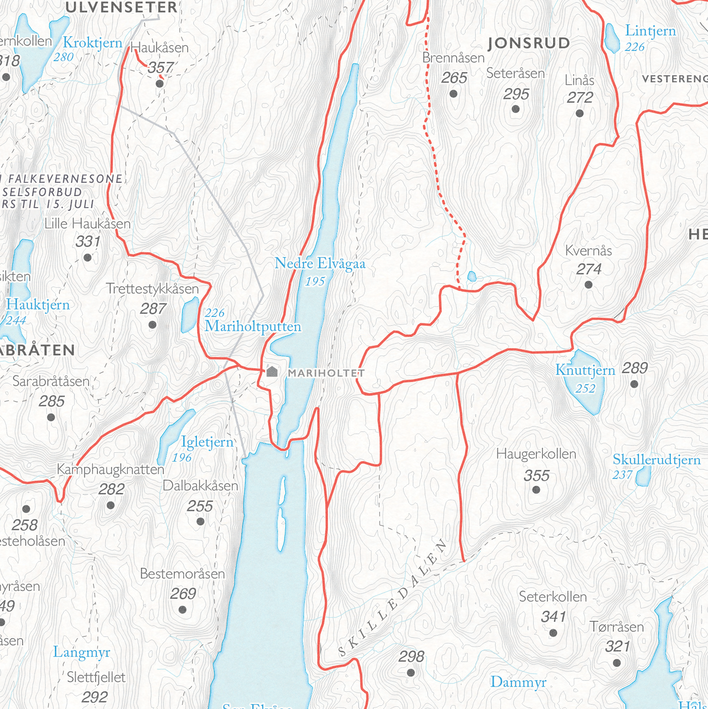 Sykkelkart Oslo Østmarka Nord