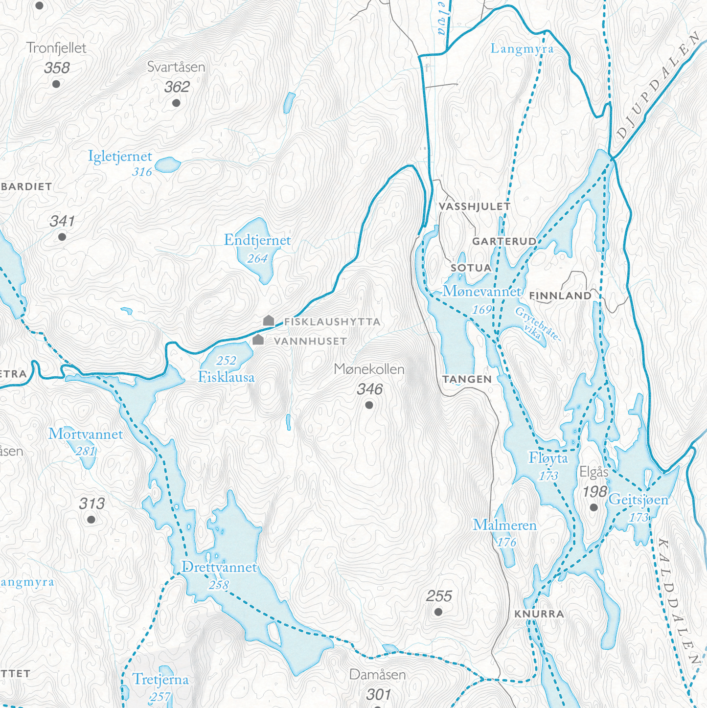 Skikart Oslo Østmarka Nord