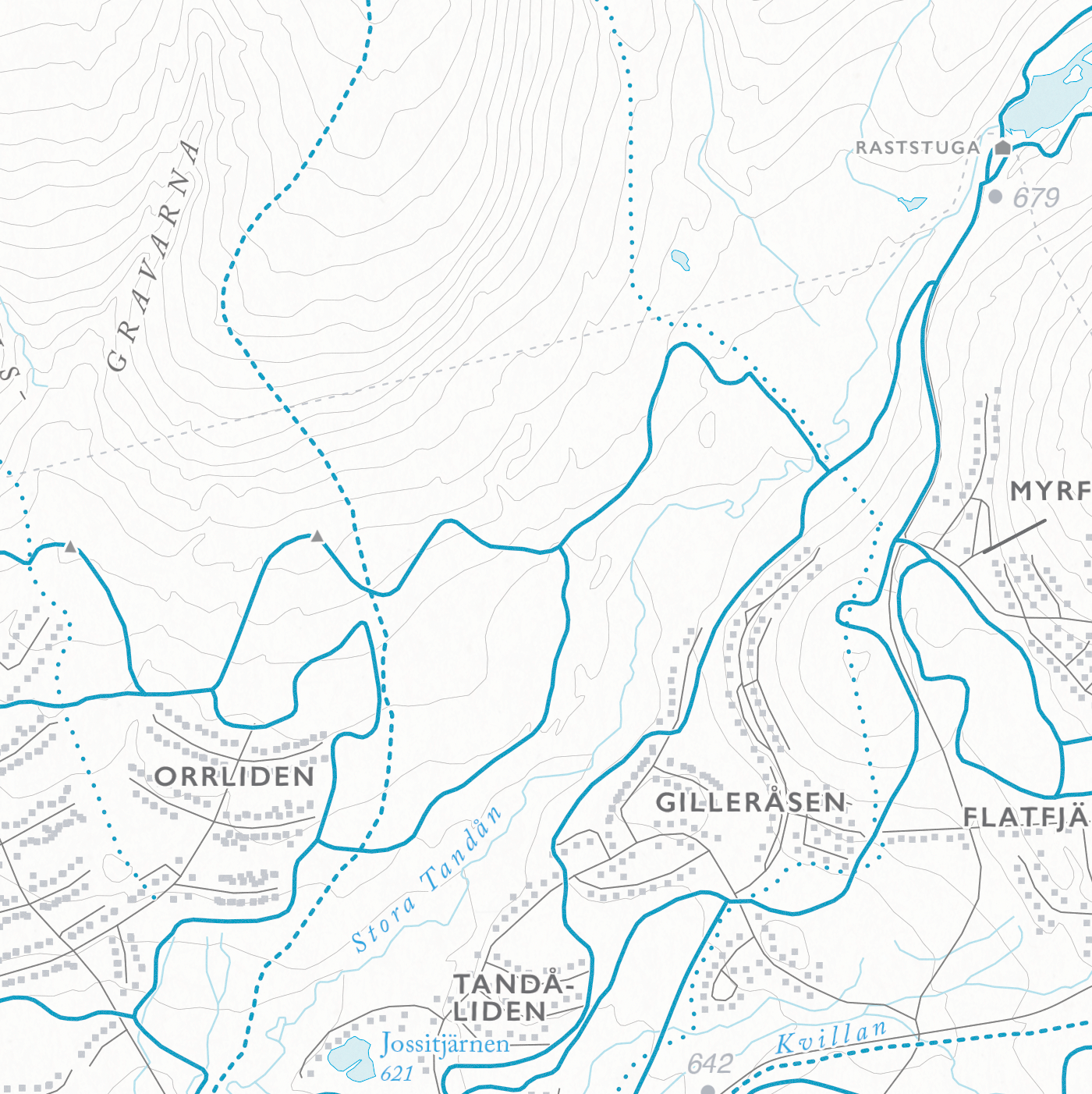 Skikart Sälen - Lindvallen - Tandådalen