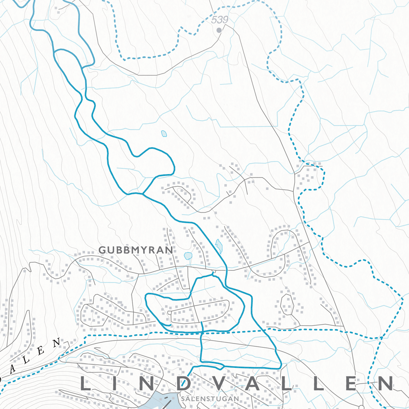Skikart Sälen - Lindvallen - Tandådalen