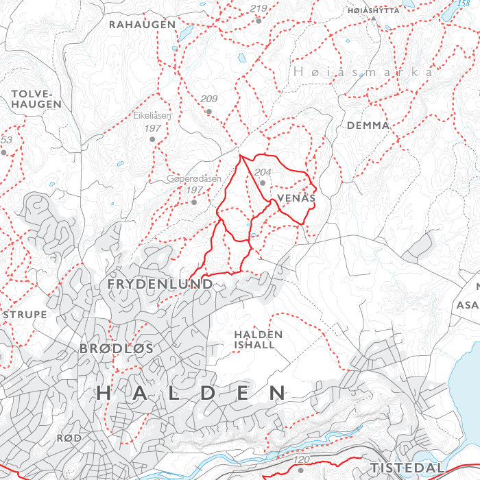 Halden turkart