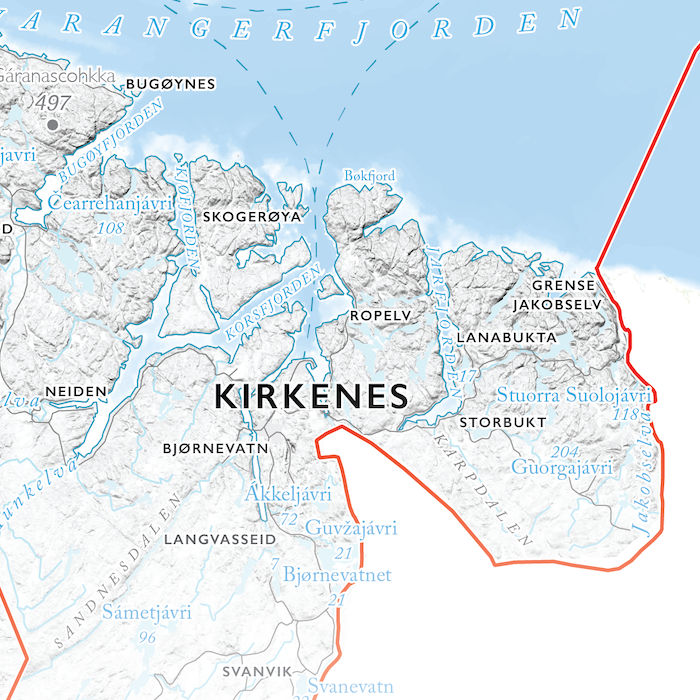 Kystkart Finnmark