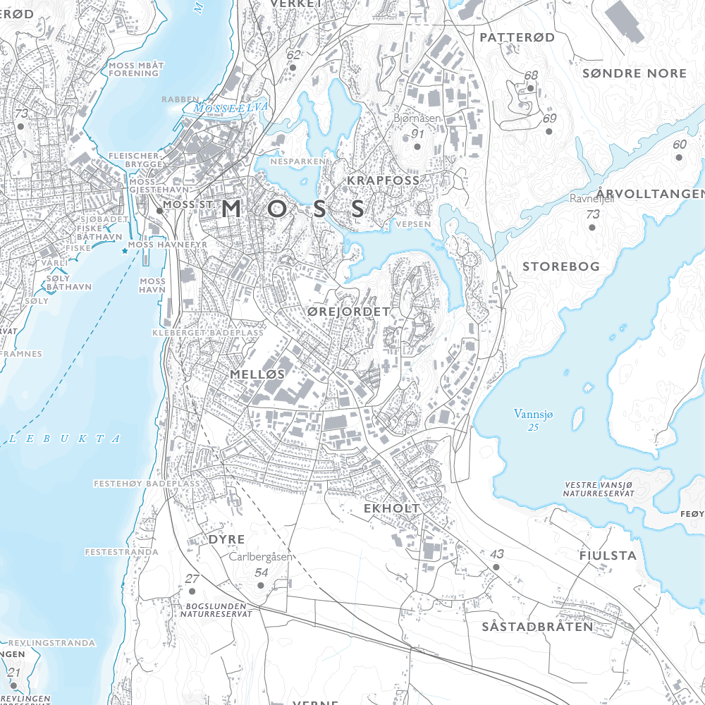 Skjærgårdskart Moss