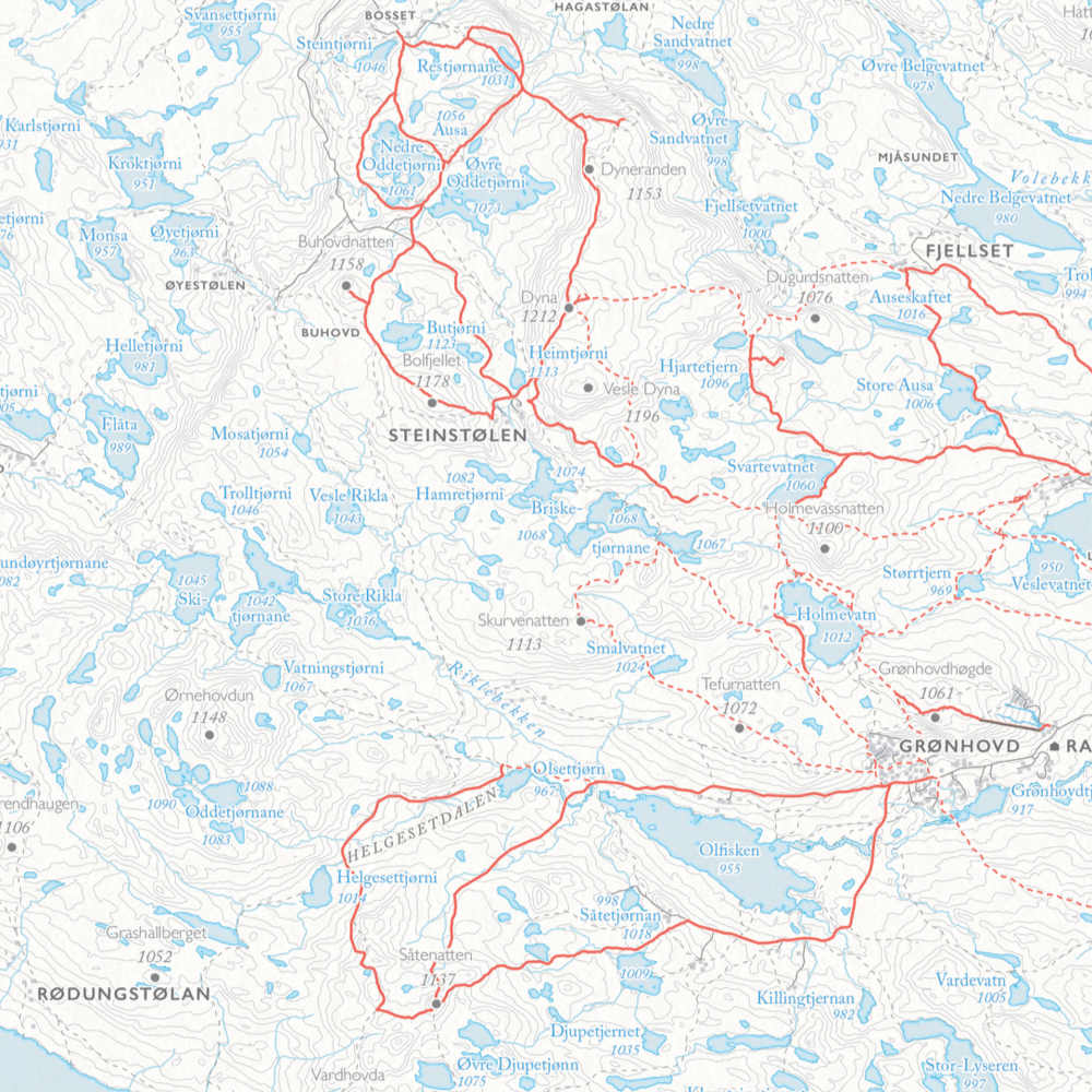 Turkart Nesfjellet