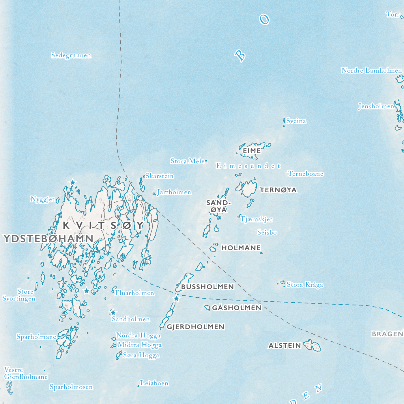 Skjærgårdskart Stavanger