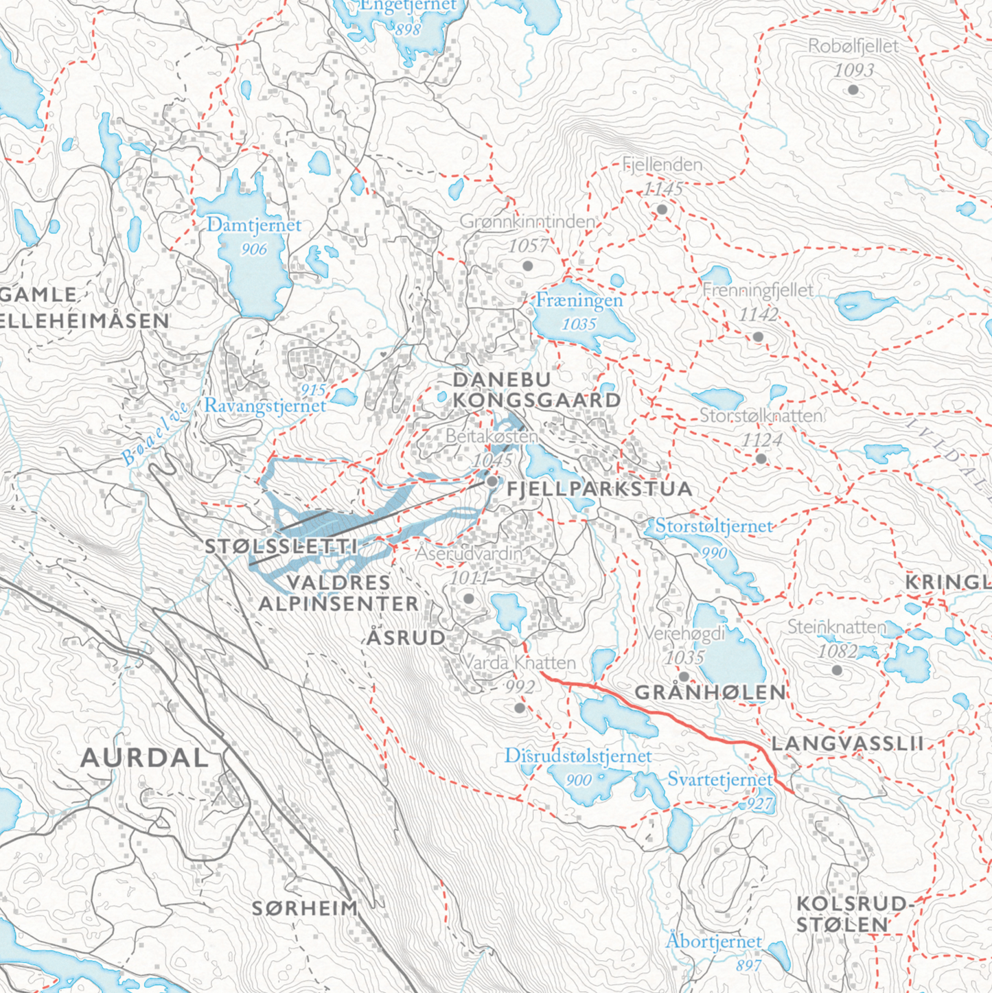 Turkart Aurdal i Valdres