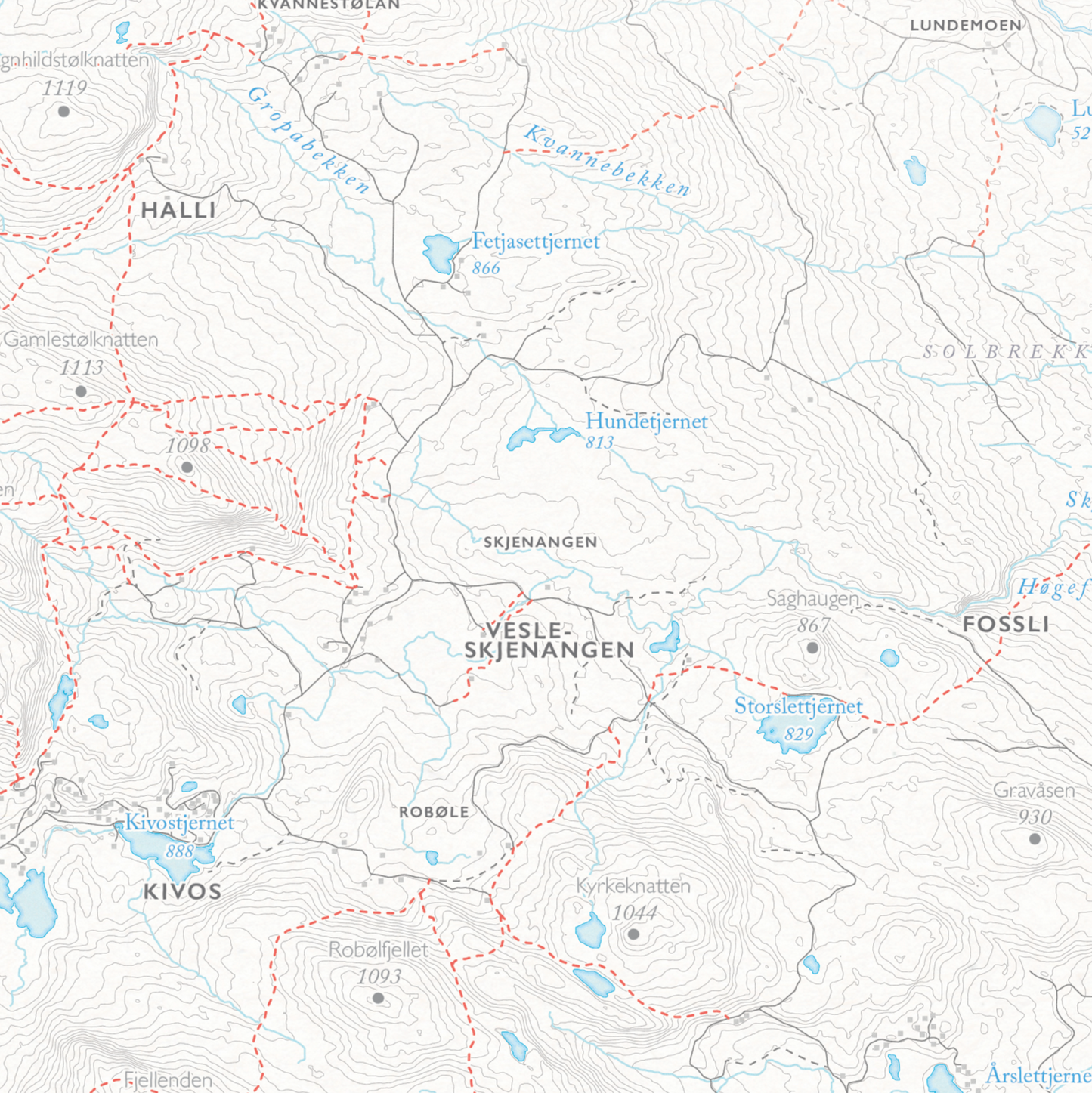 Turkart Aurdal i Valdres