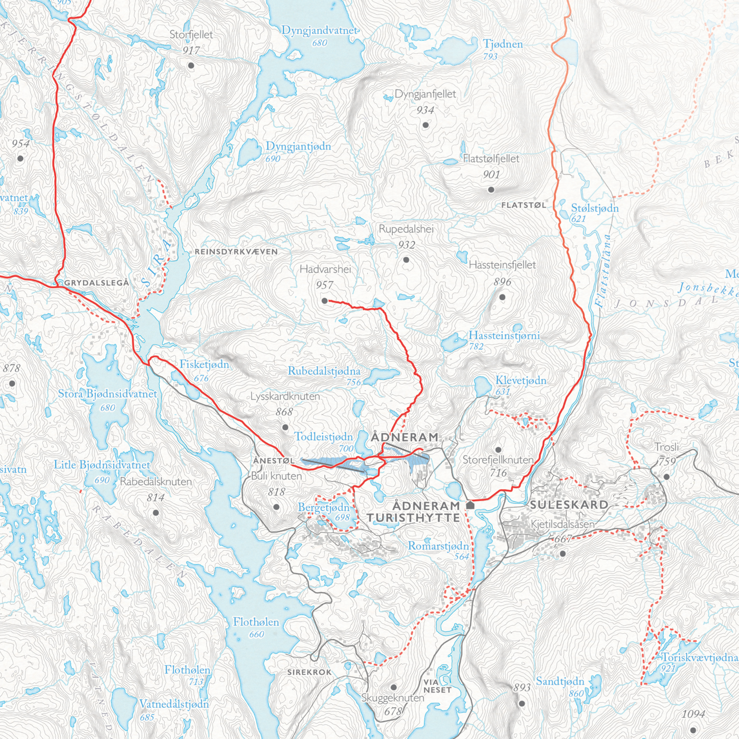 Turkkart Sirdal
