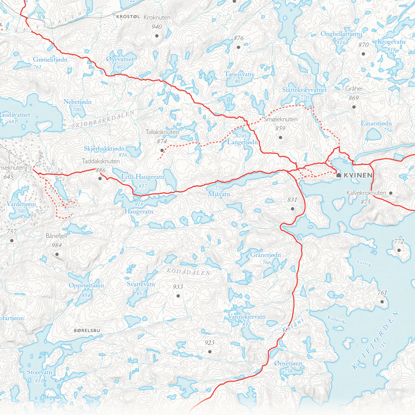 Turkkart Sirdal