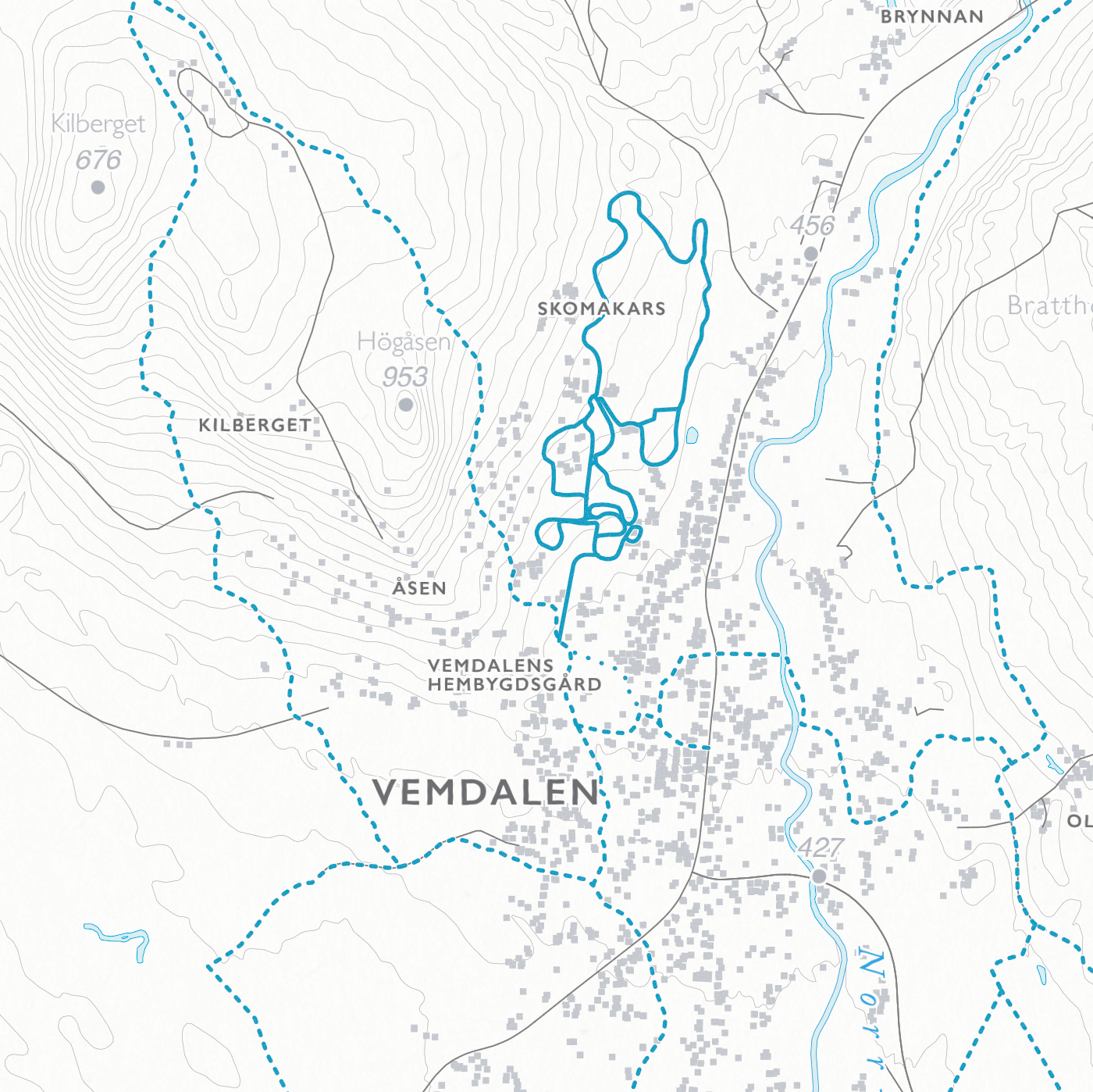 Skikart Vemdalen