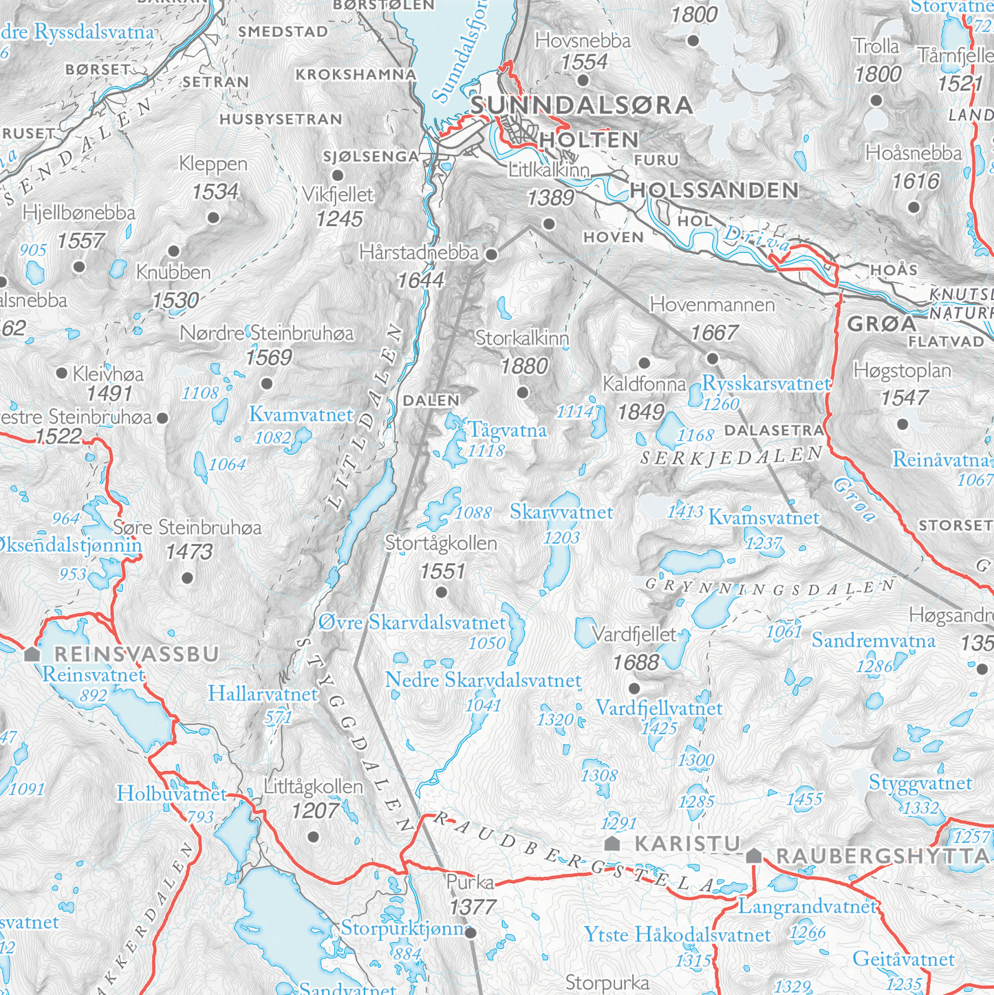 Turkart Dovrefjell - Sunndalsfjella nasjonalpark