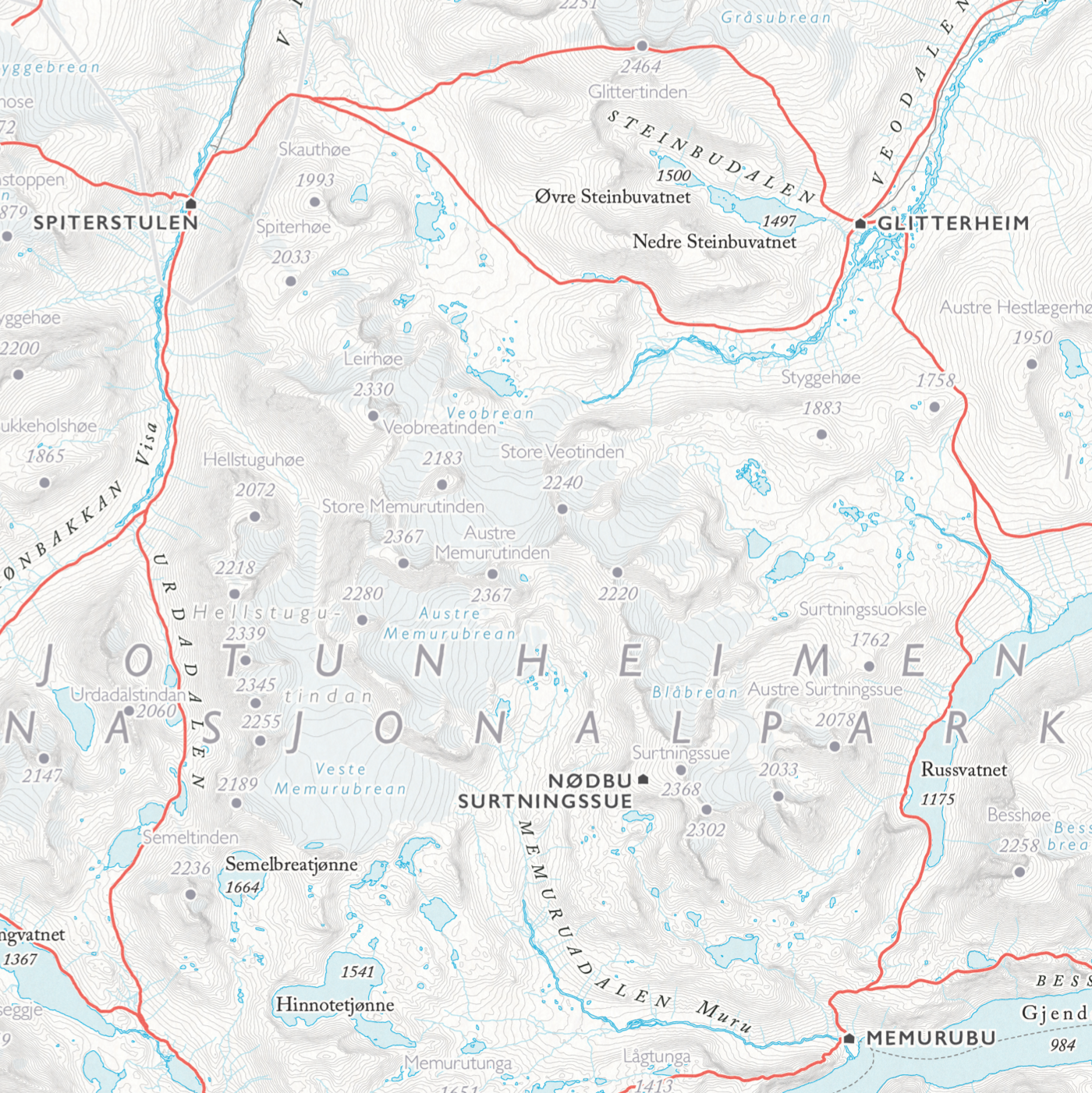 Turkart Jotunheimen