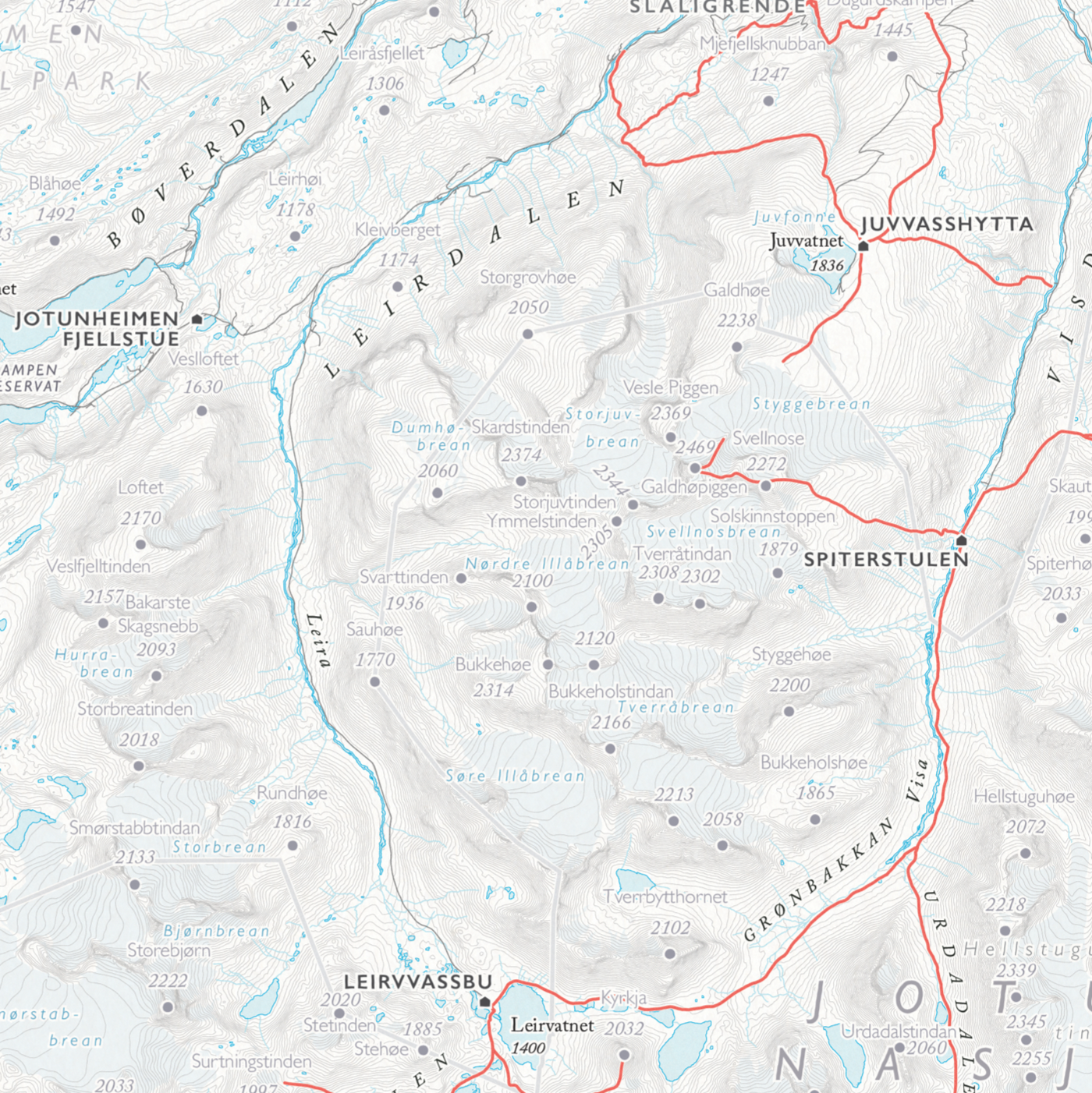 Turkart Jotunheimen