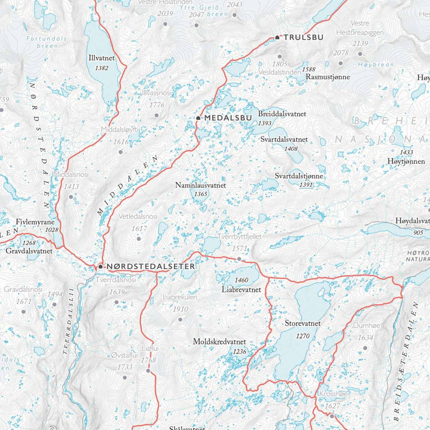 Turkart Jotunheimen