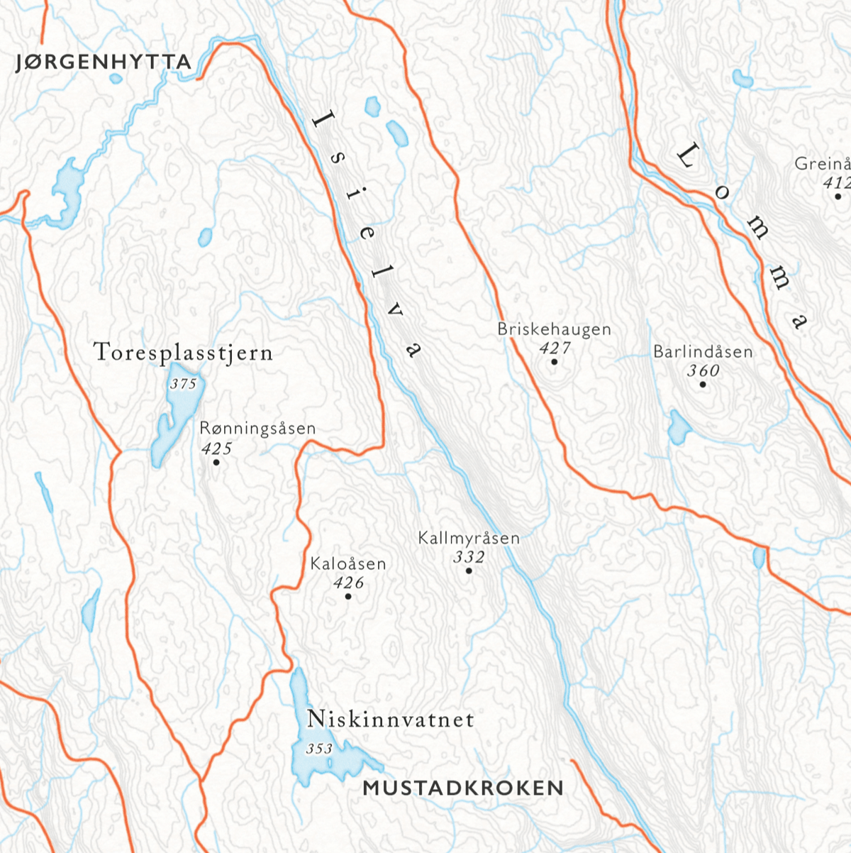 Sykkelkart Krokskogen/Bærumsmarka (50x70 cm) - Dapa Maps