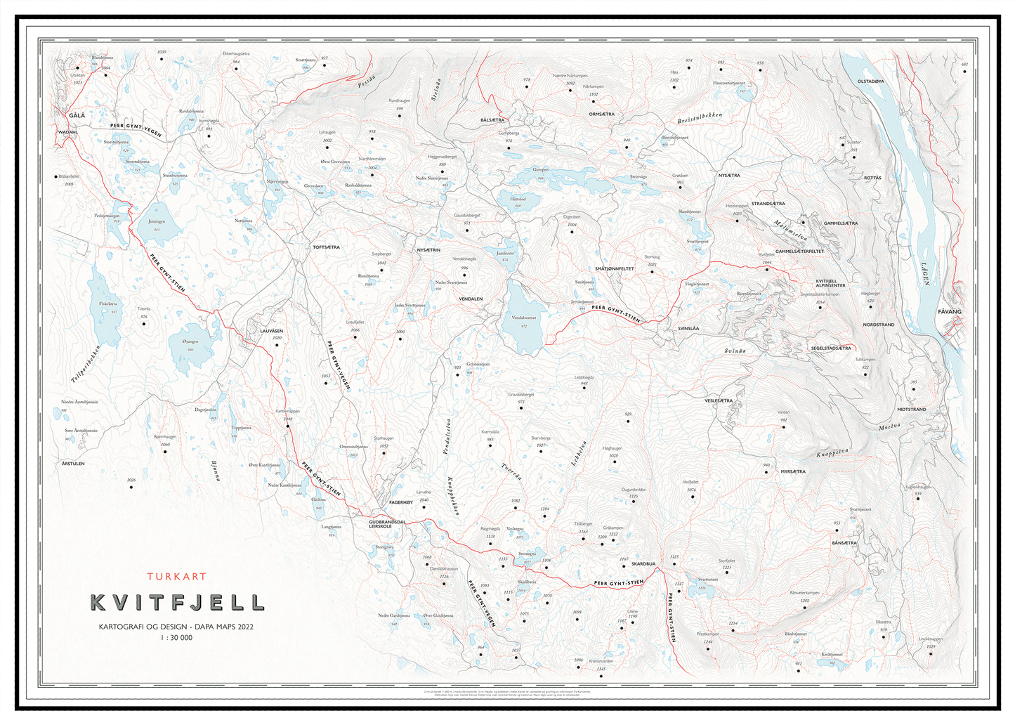 Turkart Kvitfjell
