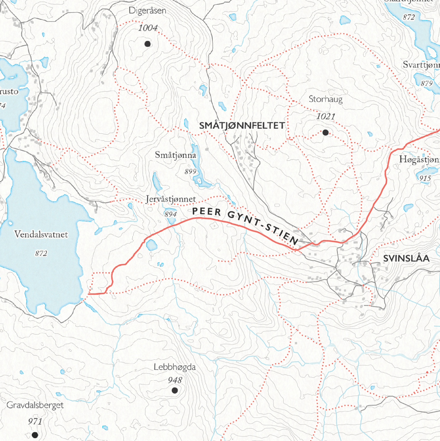 Turkart Kvitfjell