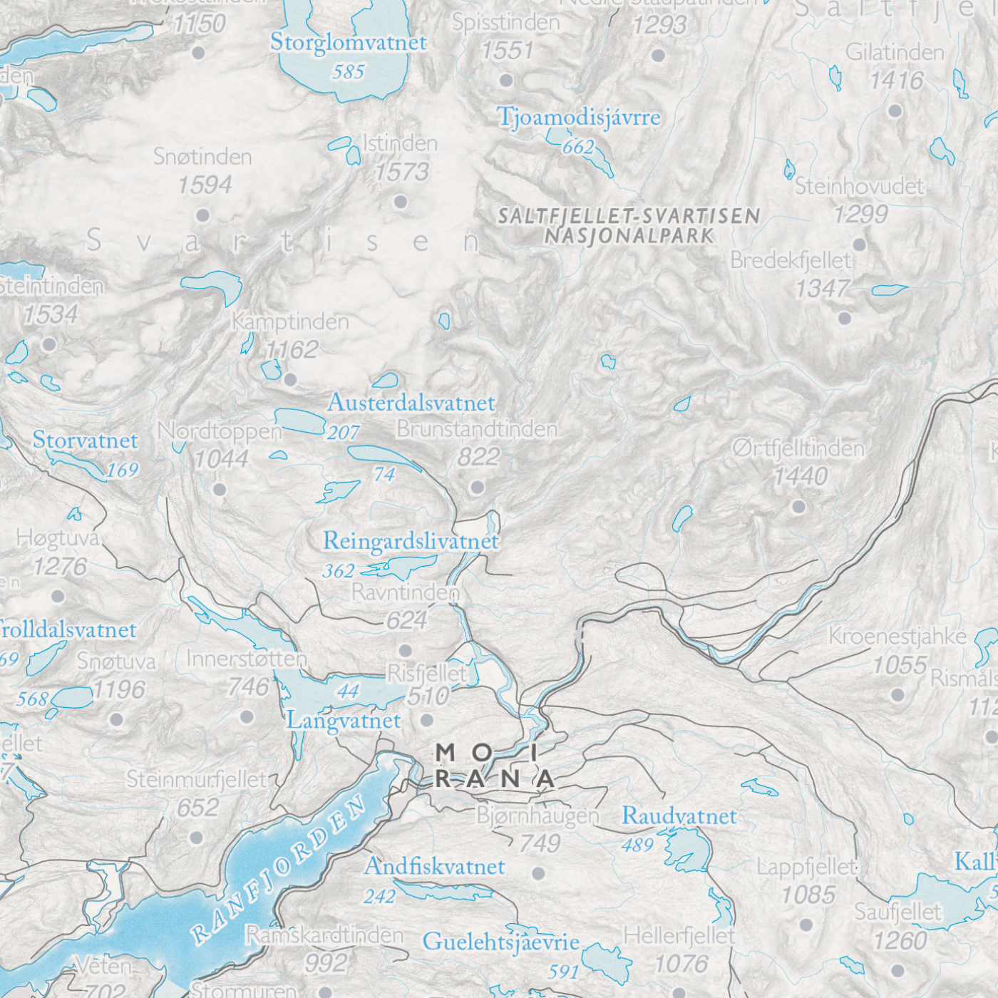 Kystkart Helgeland