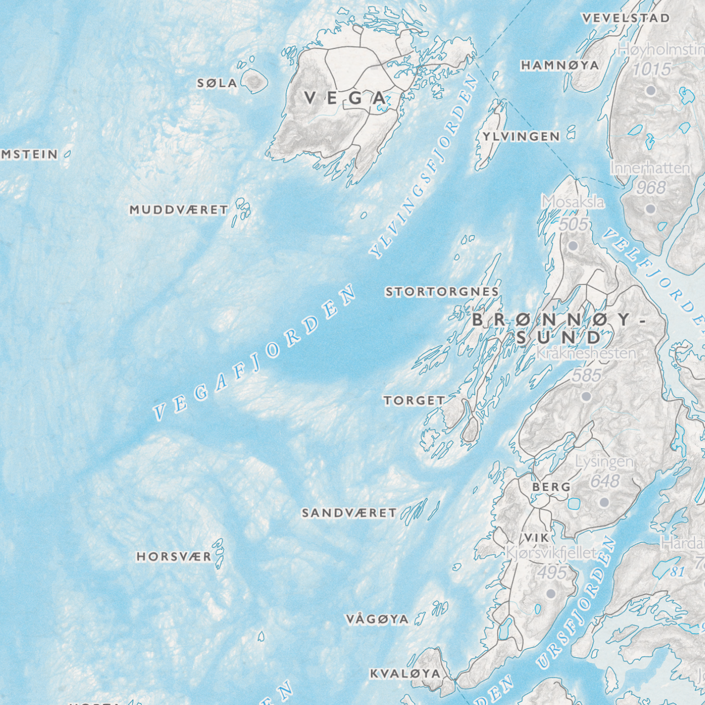 Kystkart Helgeland