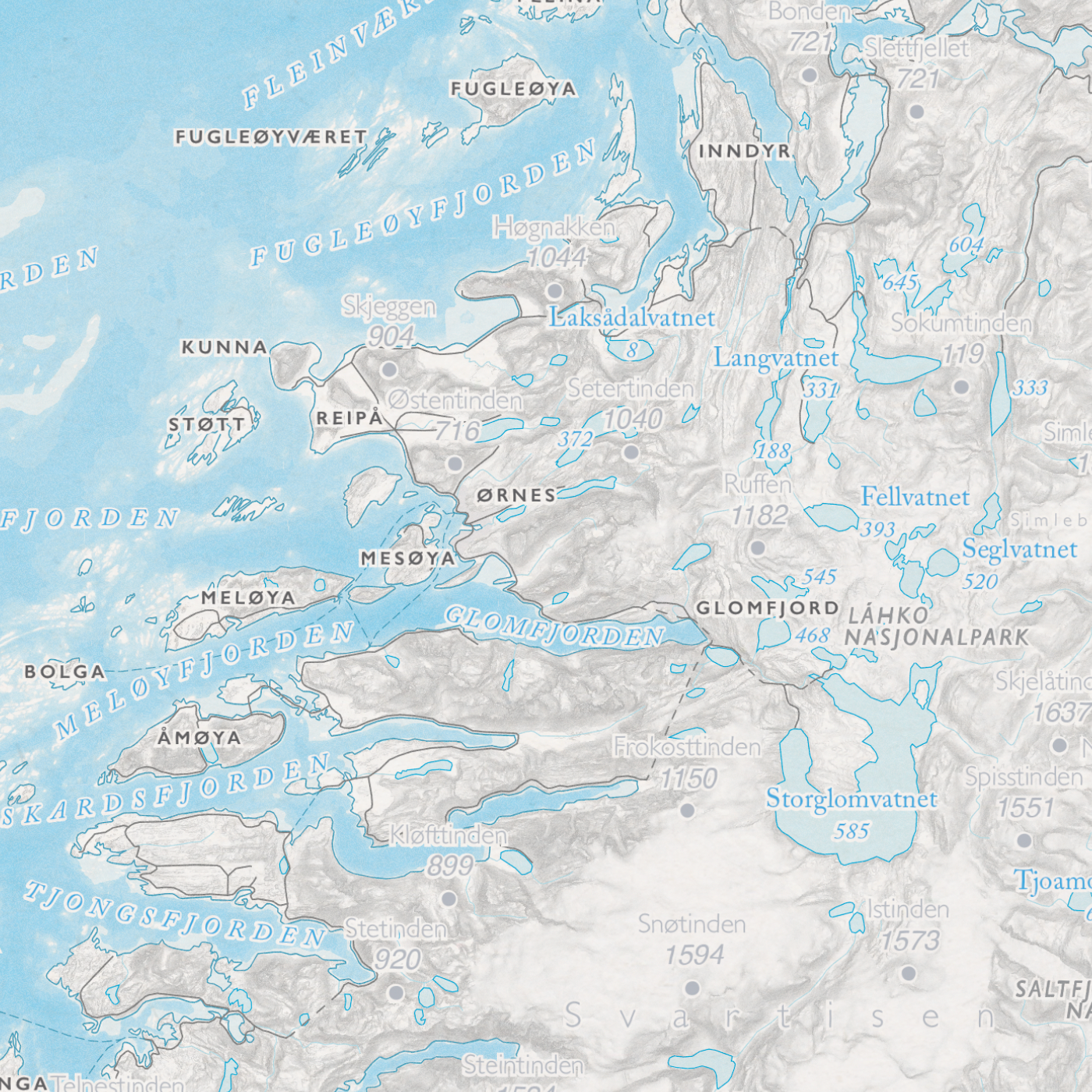 Kystkart Helgeland