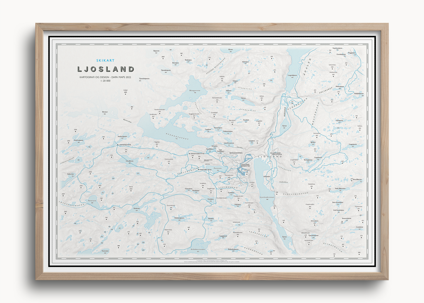 Skikart Ljosland