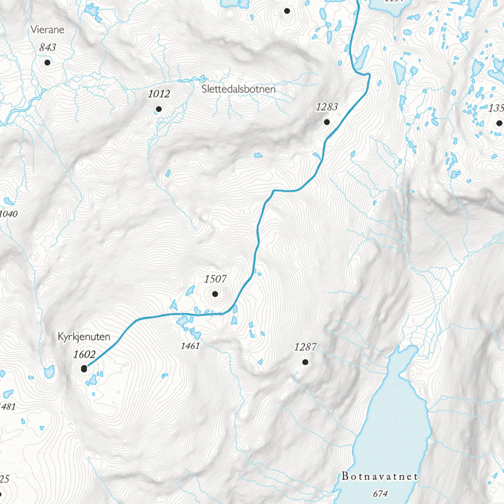 Løypekart Seljestad