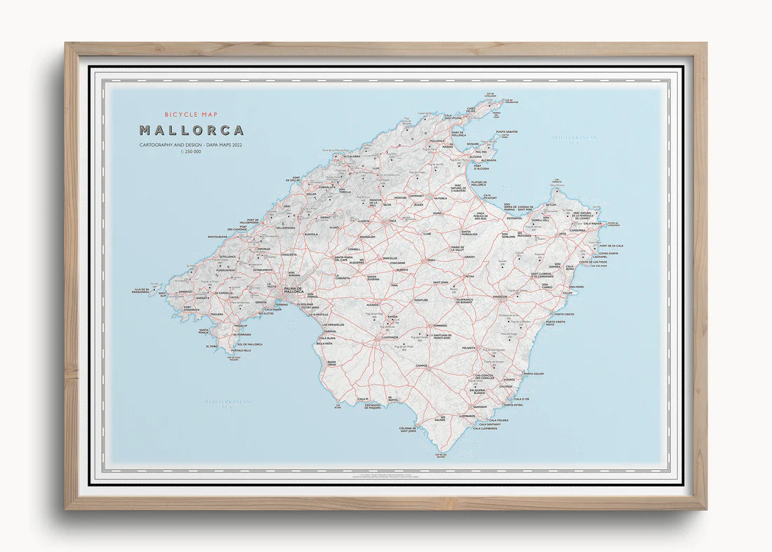 Mallorca sykkelkart