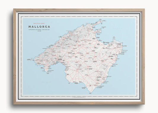 Mallorca sykkelkart