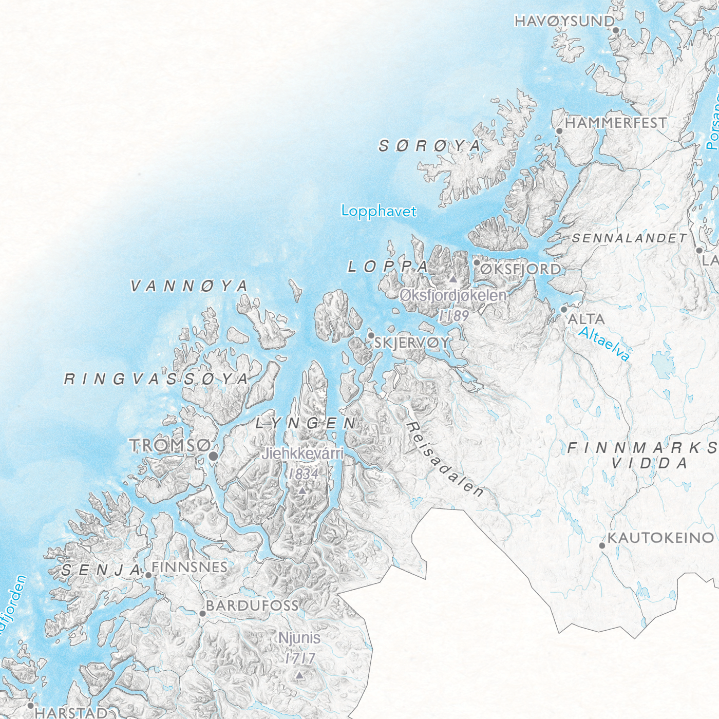 Norgeskart