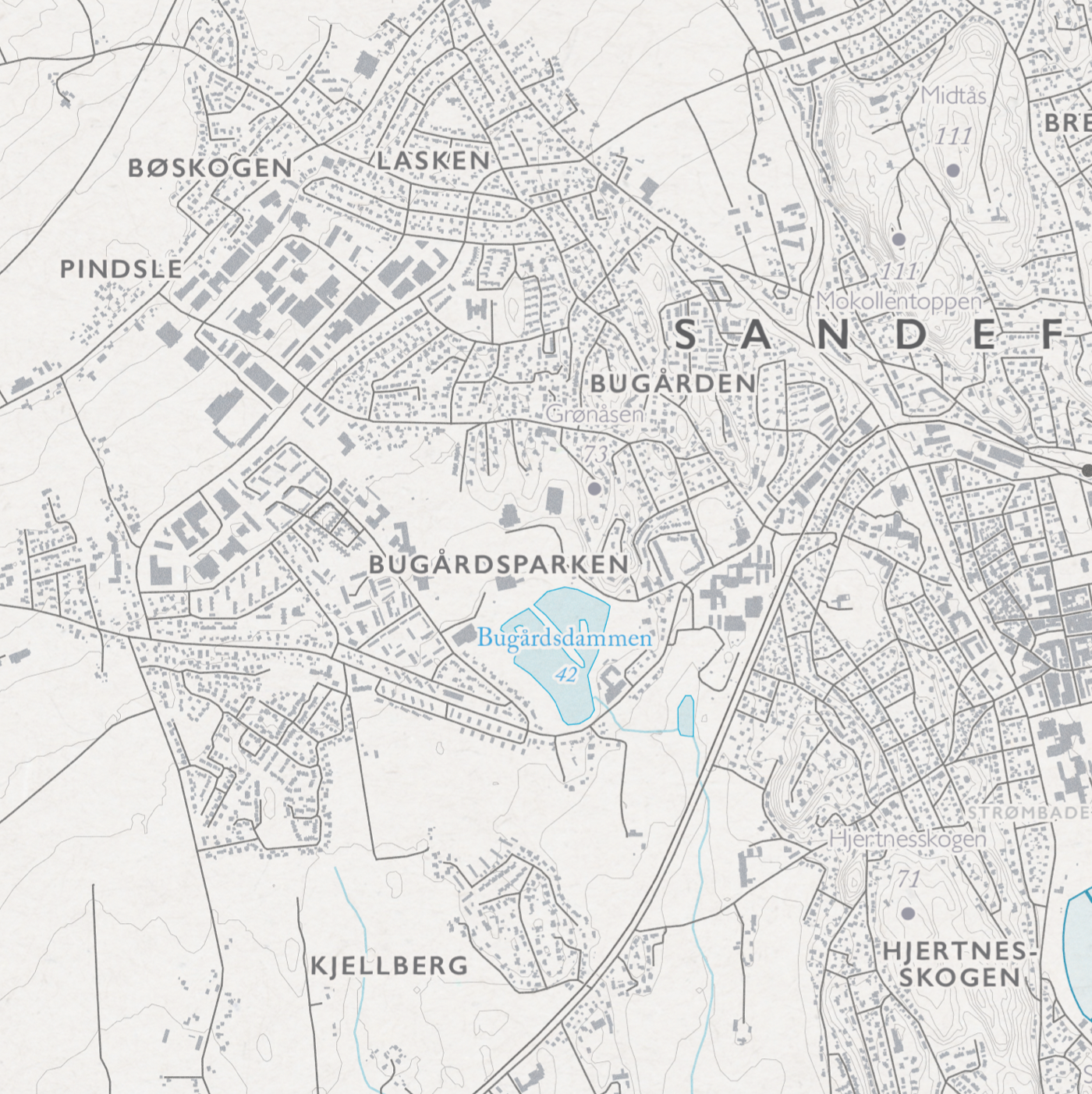 Skjærgårdskart Sandefjord