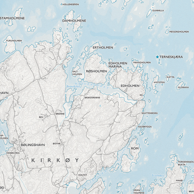 Skjærgårdskart Hvaler