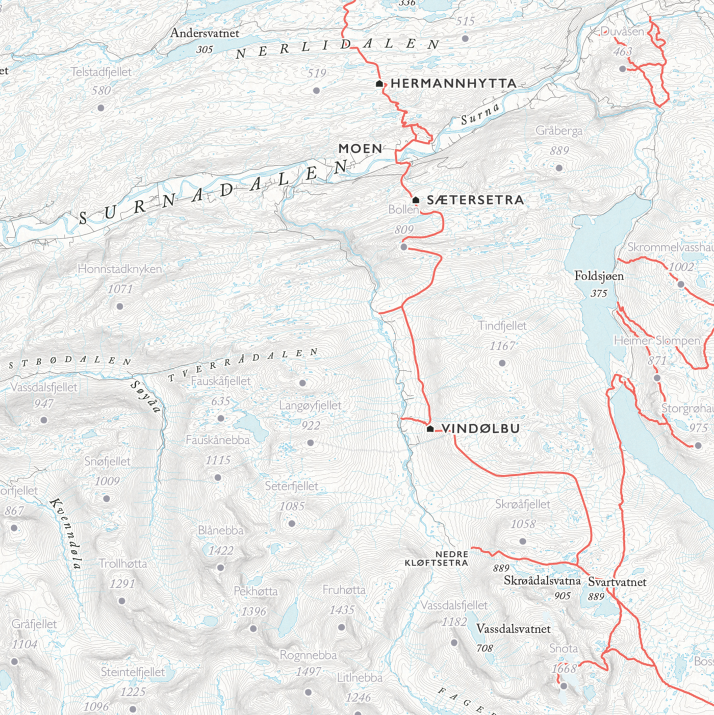 Turkart Trollheimen