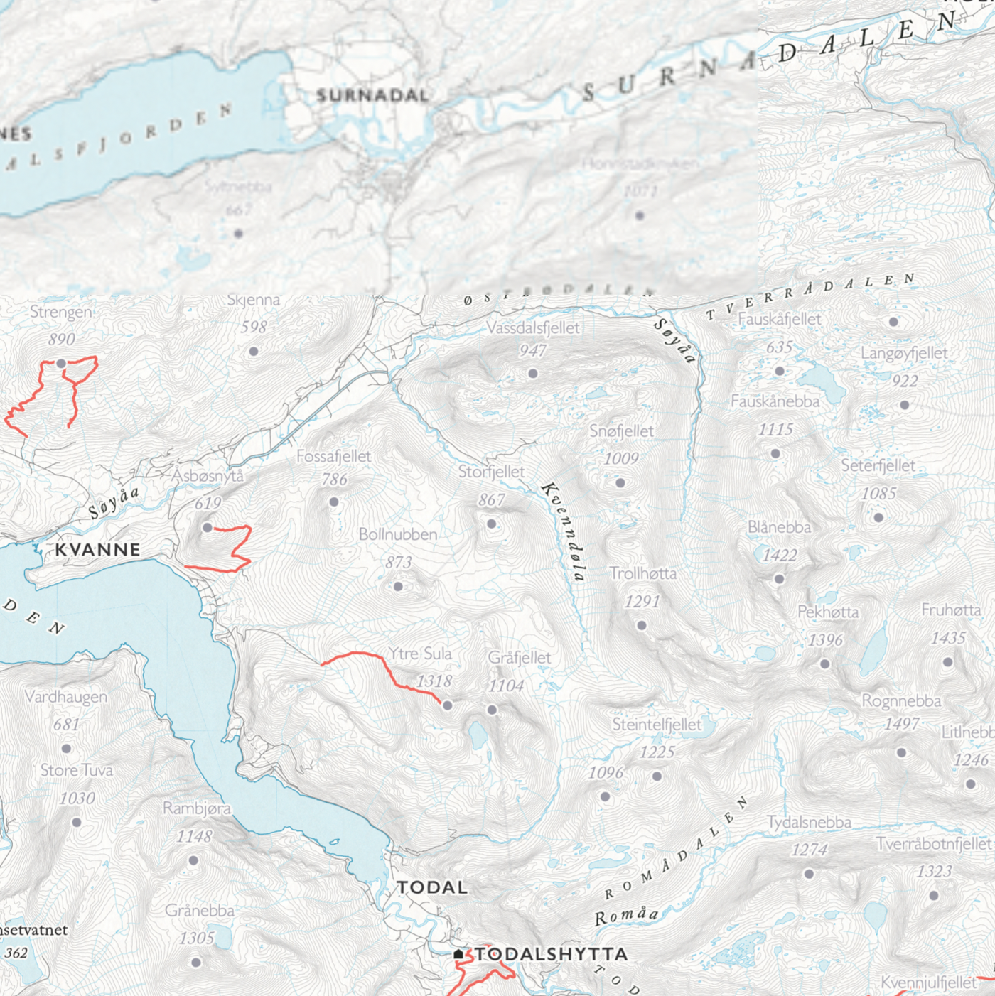 Turkart Trollheimen