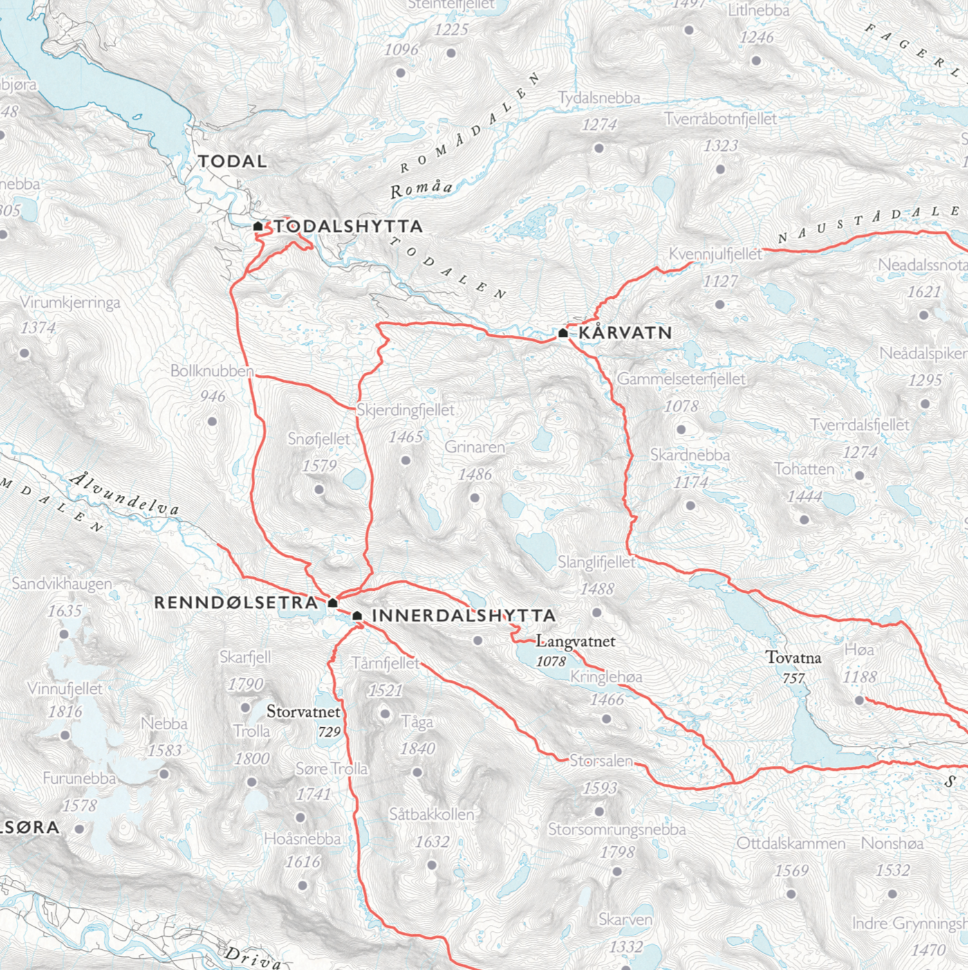 Turkart Trollheimen