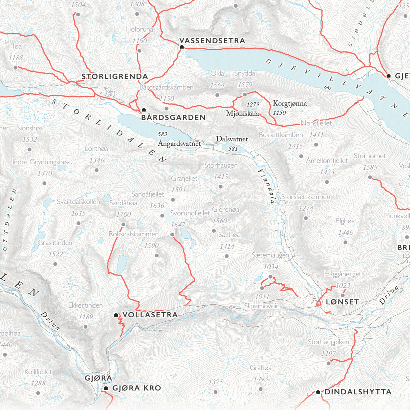 Turkart Trollheimen