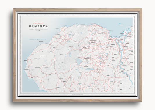 Sykkelkart Trondheim Bymarka