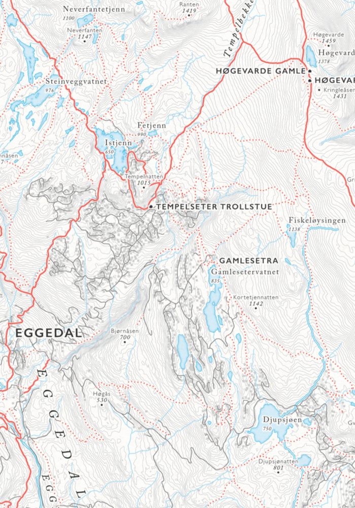 Turkart Norefjell