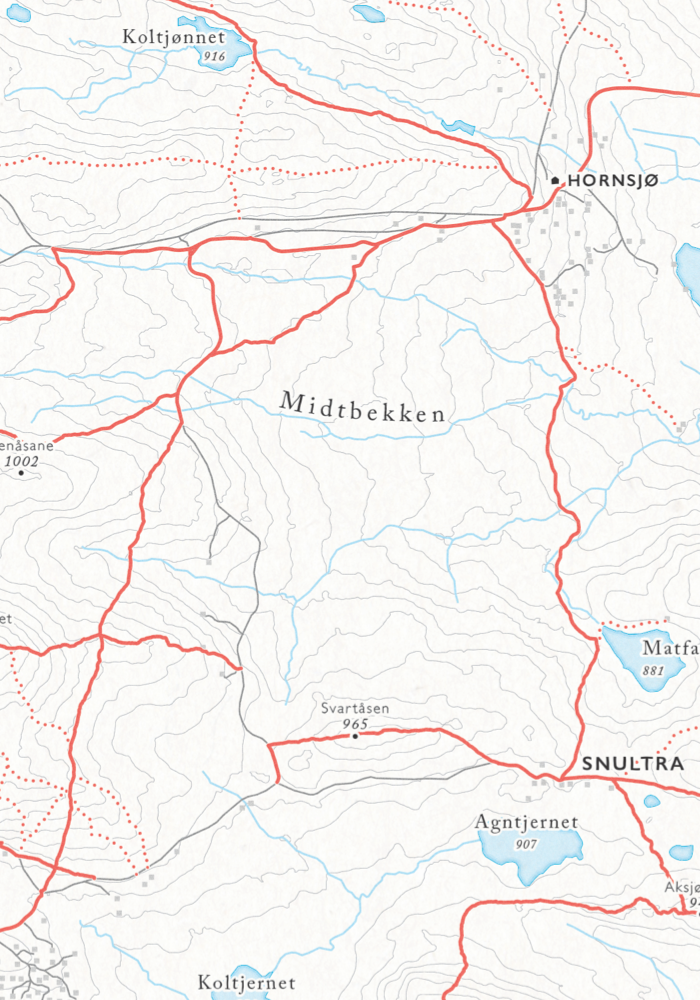 Turkart Sjusjøen