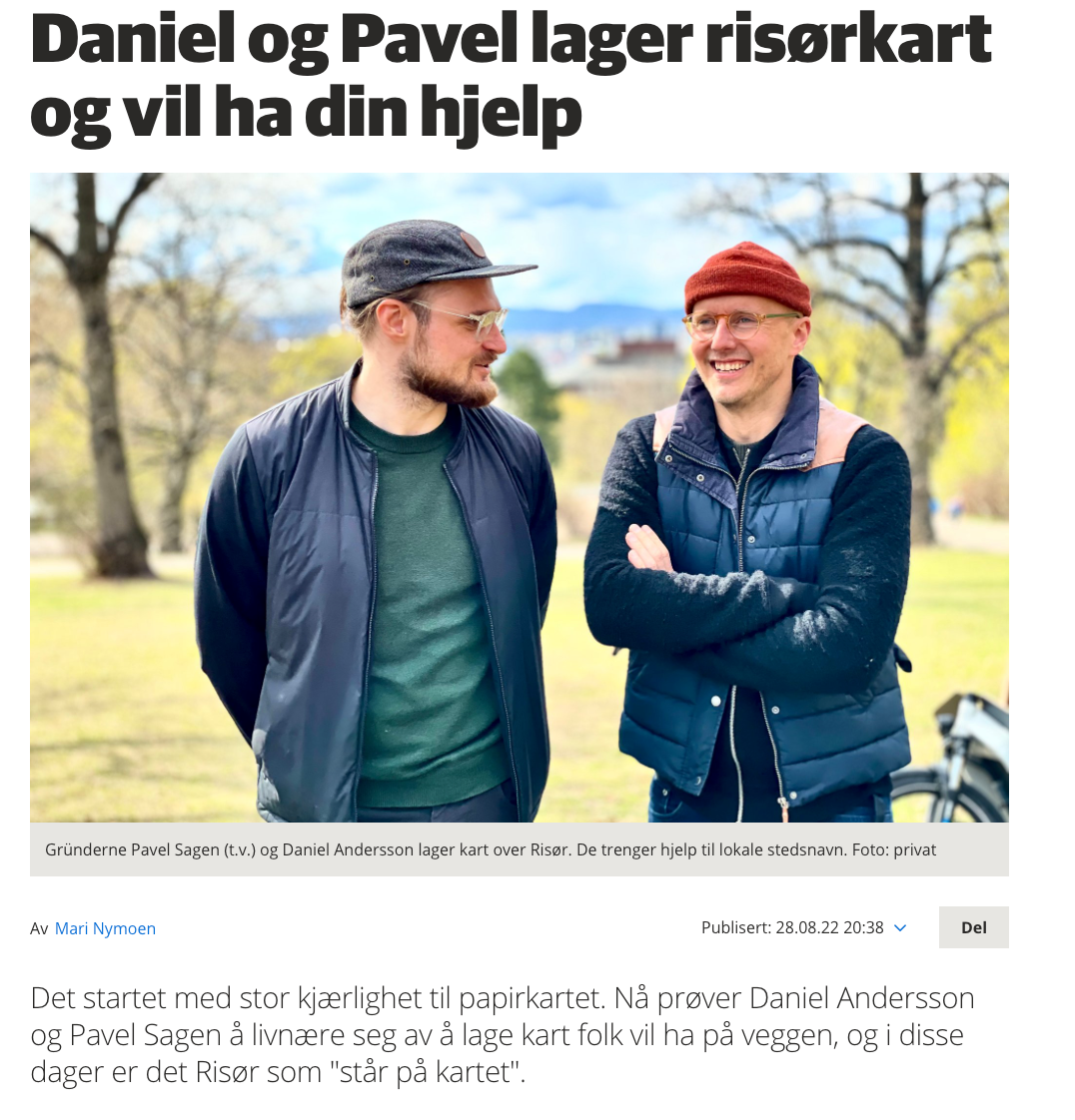 Omtale i Aust Adger Bald